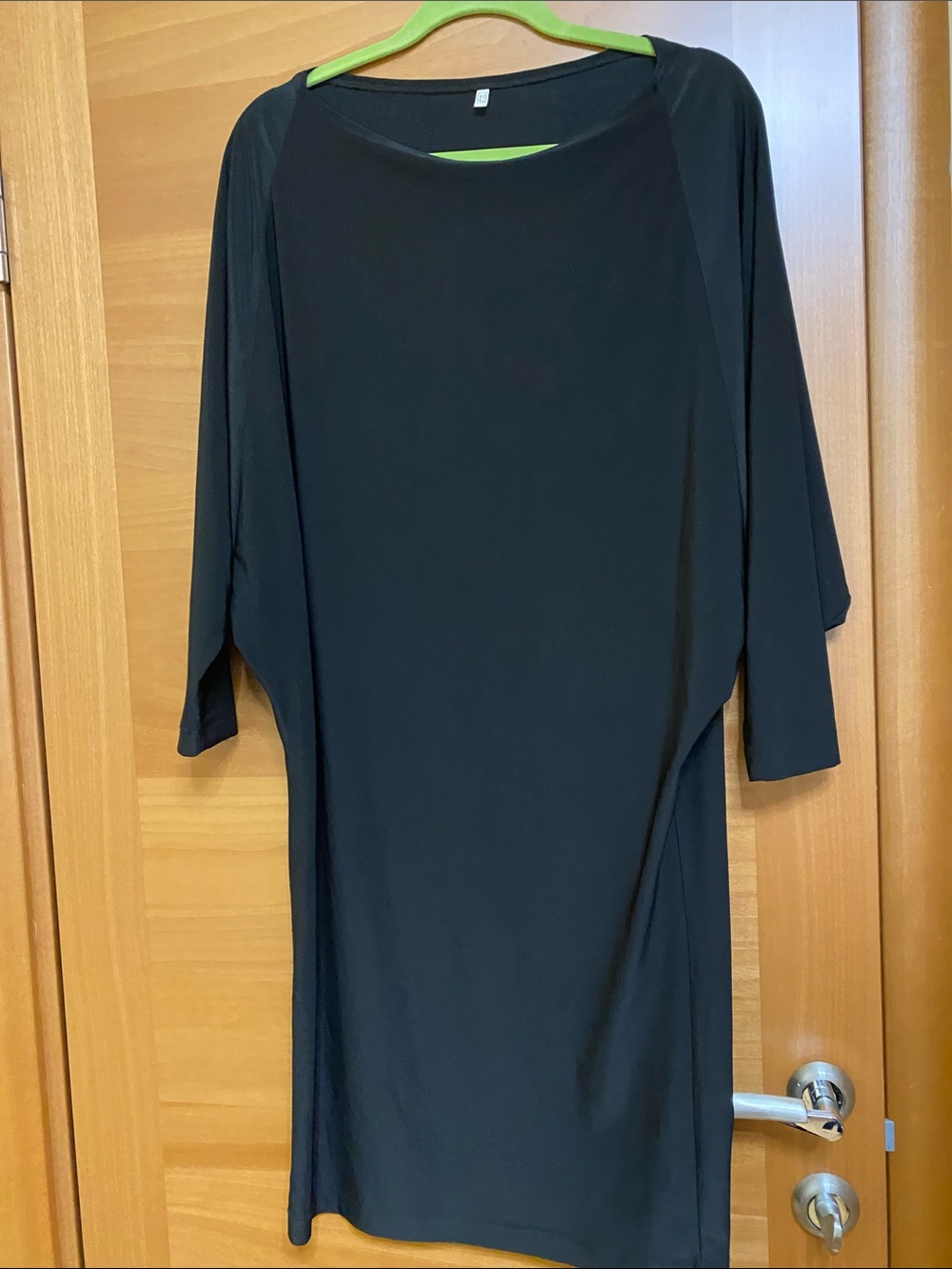 Women’s Black Midi Dress - Classic Comfortable Style